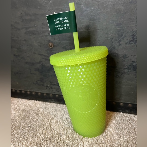 Starbucks Lemongrass Glow In the Dark Grande Cup 16oz New Tumbler - Picture 2 of 5